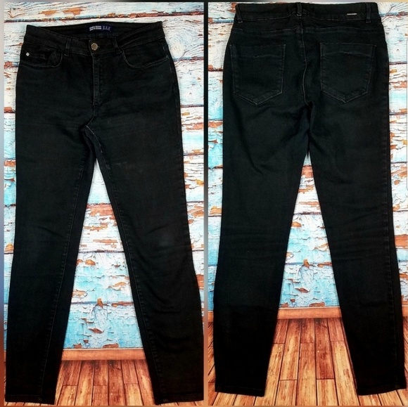 Zara Denim - zara black jeans sz 10 basics z1975 denim